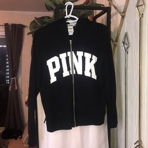 Black VS Pink Zipup Jacket
